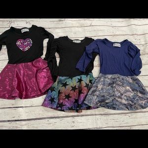 3 long sleeve dresses by Dori Creations